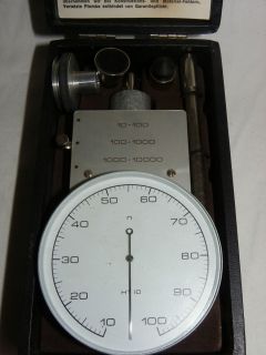 RHEINTACHO HANDTACHOMETER HT 10 DREHZAHLMESSER IM ETUI