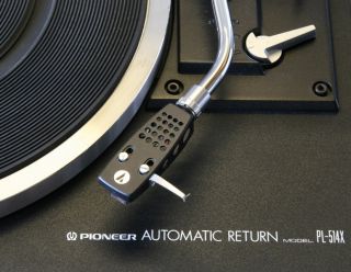 Pioneer PL 514X Turntable with Ortofon FF15E MKII cartridge. Black PL