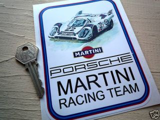 MARTINI PORSCHE SPORTS RACING CAR stickers 907 917 etc