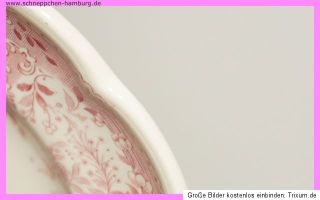 Platten Villeroy & Boch Porzellan Burgenland rot porcelain