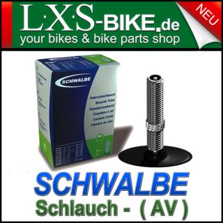 Schwalbe Schlauch 40 62 406 AV7 NR 7 AV 20 x 1 75 2 50 schwarz Fahrrad