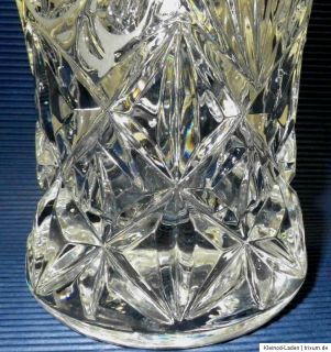 ältere Trichter Vase Bleikristall Kristall geschliffen Blumen H25,5cm
