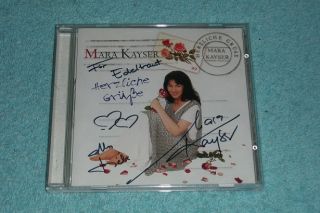 Mara Kayser CD mit AUTOGRAMM signiert signed autographed   Herzliche