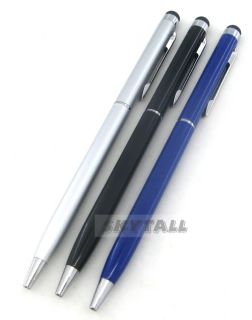 3x 2in1 Touch Screen Stylus with Gel ink Ballpoint Pen For iPhone 4 4S