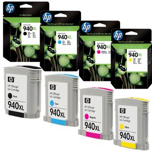 Sparpack je HP 940XL ORIGINAL 1 xC4906AE 1xC4907AE 1xC4908AE 1xC4909AE