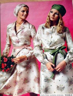 Burda ModenFrühlings Mode Februar 1971 , Schnittmuster