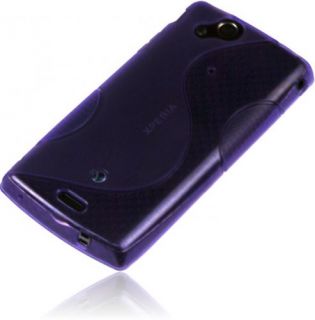 Wave Line Rubber Silikon Case für Sony Ericsson Xperia ARC S Handy