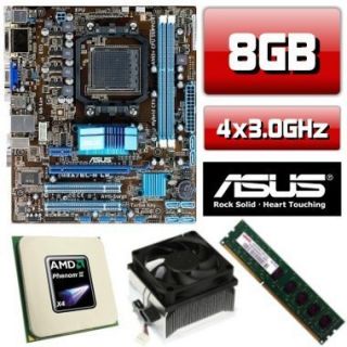 Bundle AMD Phenom II X4 945 4x3 GHz  8GB DDR3  ASUS M5A78L M LE