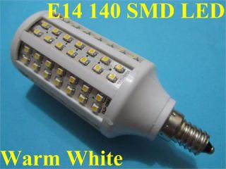 E14 LED 140 SMD Lampe Strahler warmweiss Licht Leuchte