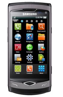 Samsung Wave S8500 2 GB   Ebony Gray Ohne Simlock Smartphone