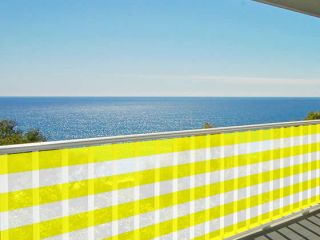 Balkon Sichtschutz Windschutz atmungsaktiv Balkonverkleidung div