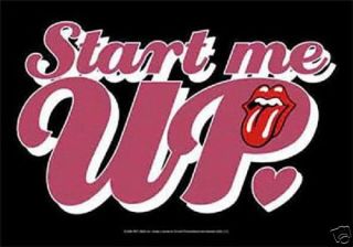 ROLLING STONES ZUNGE tongue START ME UP Poster Fahne 
