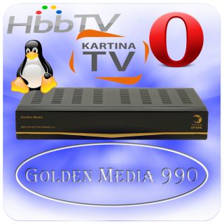 Golden Media 990CR HD PVR SPARK LX Reloaded USB Linux Receiver NEU