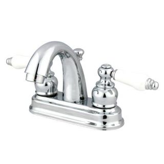 Kingston Brass KB5611PL Restoration 4 Centerset Bathroom Faucet
