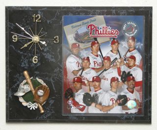2007 Philadelphia Phillies Team Picture Clock