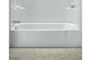 Sterling 71141122 96 Accord Tile AFD Bath Tub Only w/Above Floor Drain