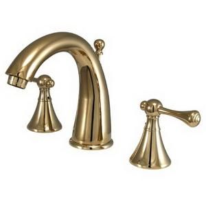 Elements of Design ES2972BL Widespread Lavatory Faucet, Polished Brass