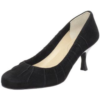 Tahari Womens Elizabeth Pump,Black Suede,10 M US Shoes
