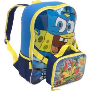 Nickelodeon SpongeBob Comic Backpack with Lunch Bag (Blue