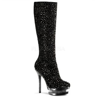 Pleaser Womens Fantasia 2010R Knee High Boot Pleaser Shoes