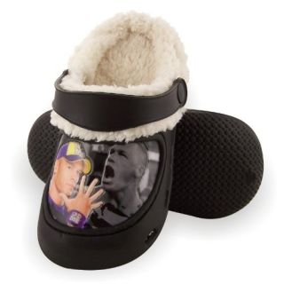 John Cena Toddler Boys Fleece Lined Clogs / Mule Black Shoes Shoes