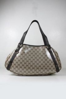 Gucci Handbags Crystal (Coating) Beige Brown and Leather