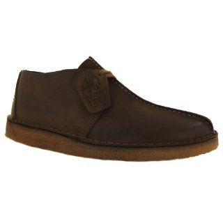 com Clarks Original Desert Trek Dark Brown Leather Mens Shoes Shoes