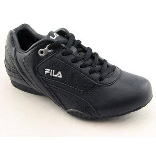  Fila Elleray Youth Boys Size 2.5 Black Running Running Shoes Shoes
