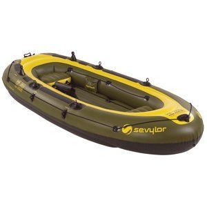 Sevylor Fish Hunter Inflatable 6 Person Boat Sports