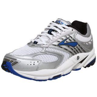 com Brooks Mens Beast Running Shoe,White/Silver/Crest,10 EEEE Shoes