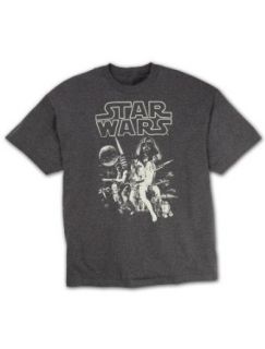 Star Wars Vintage Big & Tall Screen T Shirt Clothing