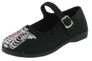 Demonia by Pleaser Womens Sassie 11 Mary Jane Flat Shoes