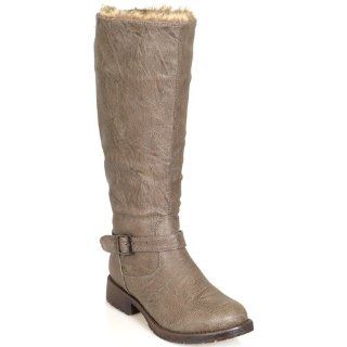 DESIGNER Rider InspiBeige Gray Knee High BOOTS 11 Shoes