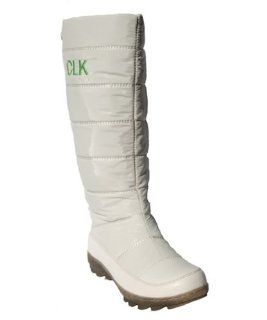 CLK Rave White Winter Boots By Christina LK Shoes