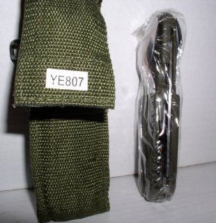 CAMPING KNIFE WITH FORK AND SPOON IN HEAVY DUTY POUCH