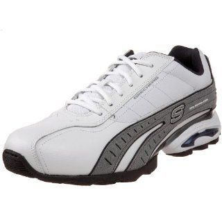 Skechers Mens Stamina 2.0 Sequel Sneaker,White/Gray,13 M US Shoes