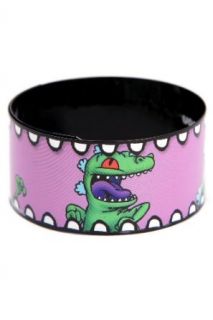Rugrats Reptar Purple Slap Bracelet Clothing