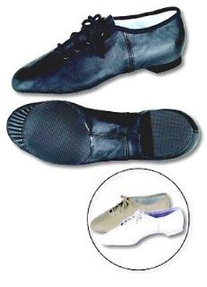  Adult Black Leather Split Sole Jazz Shoes