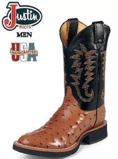 Justin Boots Tekno Crepe Full Quill Ostrich 5014 Shoes