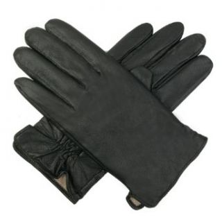 Luxury Lane Mens Cashmere Lined Lambskin Leather Gloves