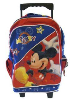  Disney Mickey Mouse 15 Large Rolling Backpack   Cheers Shoes