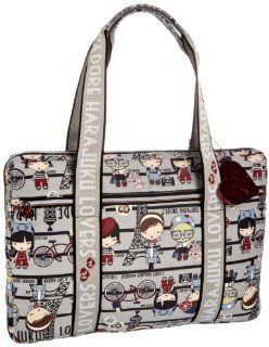 Lovers Parisian Cuties 15 inch Laptop Sleeve With Handles Shoes