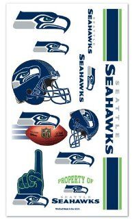 Seattle Seahawks Temporary Tattoos Easily Removed With
