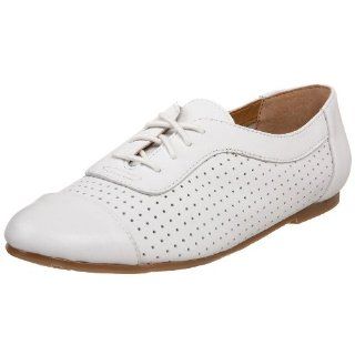 Report Womens Leon Dance Oxford,White,10.5 M US Shoes