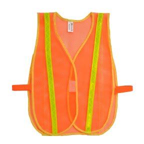 Ultra Light Reflective Vest   Neon Orange Sports
