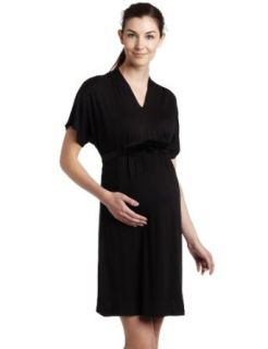 Three Seasons Maternity Womens Dolman Short Sleeve Solid