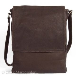 TORRENTE   Washable Leather Vertical Messenger Bag