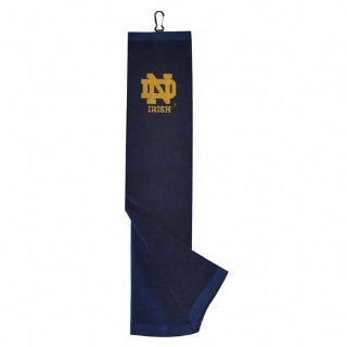 Notre Dame Fighting Irish Embroidered Tri Fold Towel