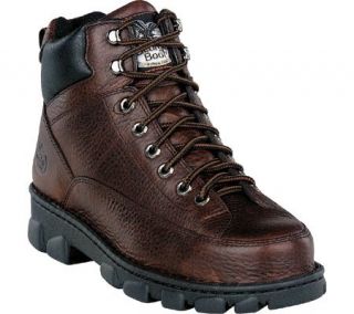 Georgia G6395 Mens Wide Load Safety Toe Soggy Dark Brown Boot Shoes