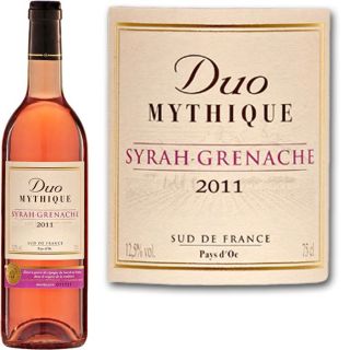 Mythique Rosé 2011   Achat / Vente VIN ROSE Duo Mythique Rosé 2011